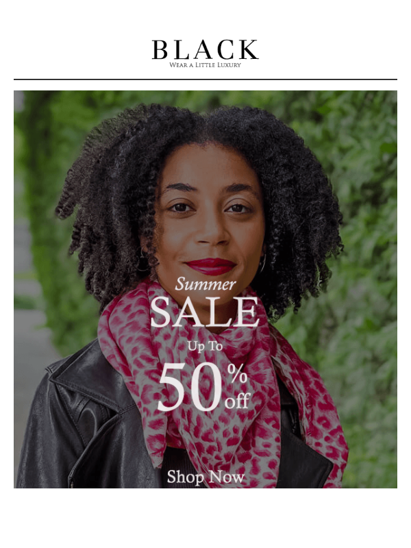 Recent Black.co.uk email